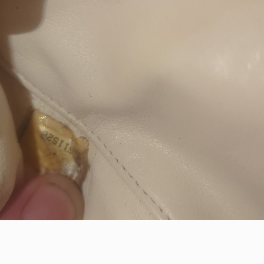 Authentic Chanel Beige Quilted Boston Bag Medium Size - Picture 4 of 15